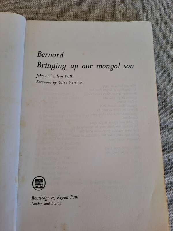 Bernard Bringing up our Mongol Son (Proof Copy) - John & Eileen Wilks