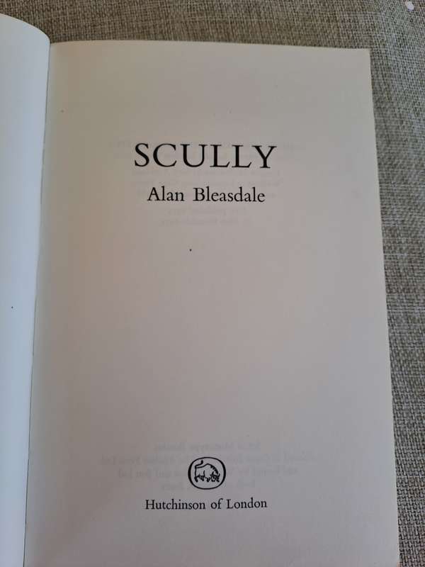 Scully (Uncorrected Proof Copy) - Alan Bleasdale