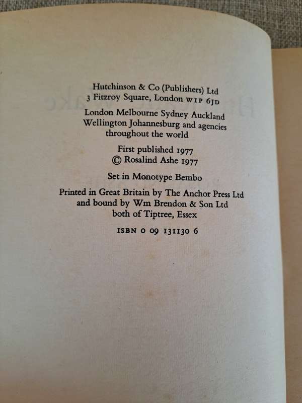 Hurricane Wake (Uncorrected Proof Copy) - Rosalind Ashe