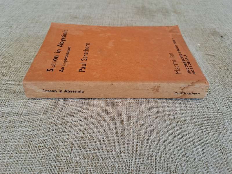 Season in Abyssinia (Uncorrected Proof Copy) - Paul Strathern