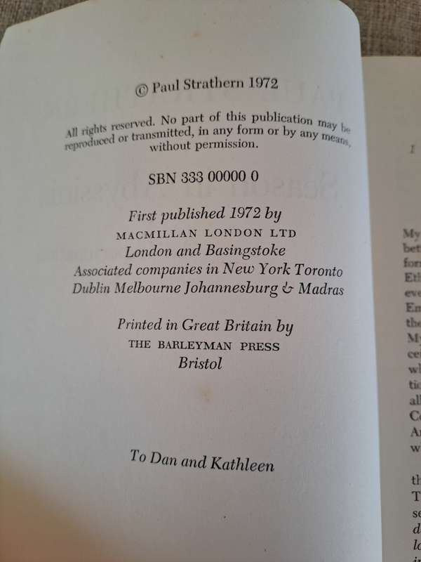 Season in Abyssinia (Uncorrected Proof Copy) - Paul Strathern