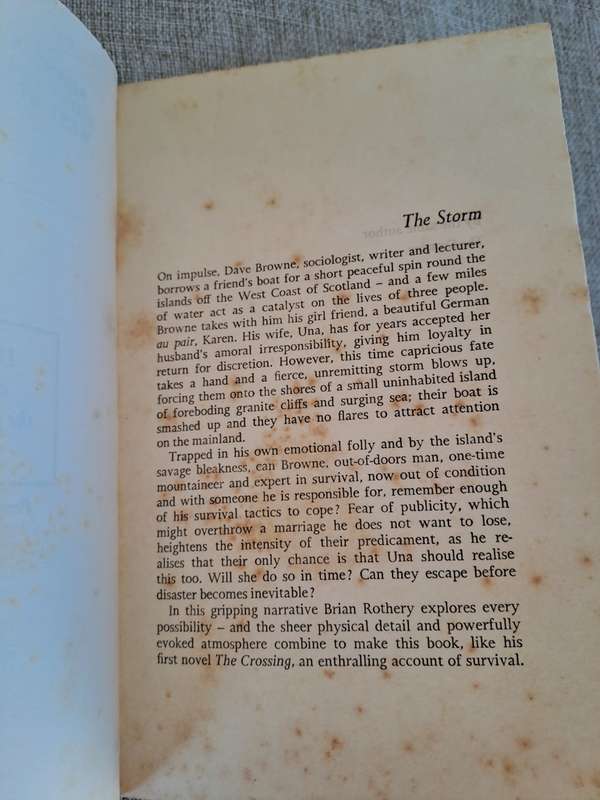 The Storm (Uncorrected Proof Copy) - Brian Rothery