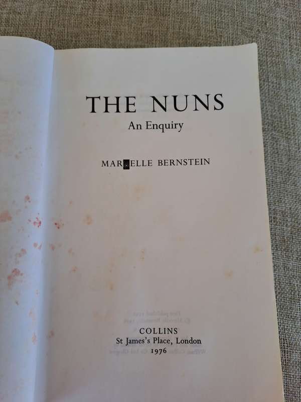 The Nuns An Enquiry (Uncorrected Advanced Proof) - Marcelle Bernstein