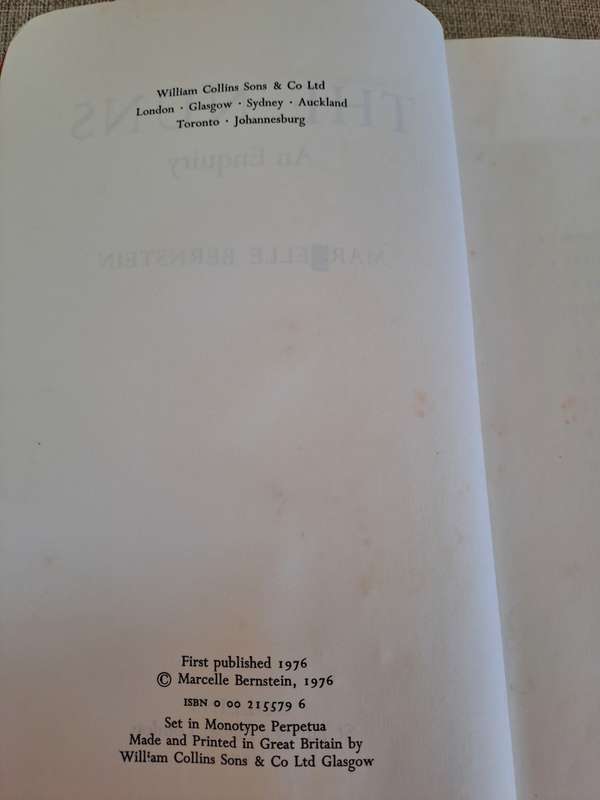 The Nuns An Enquiry (Uncorrected Advanced Proof) - Marcelle Bernstein
