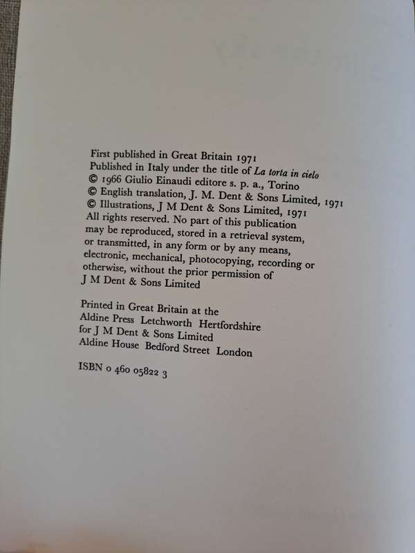 A Pie in the Sky (Uncorrected Proof) - Gianni Rodari translated
