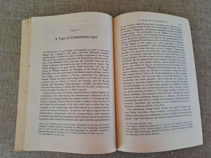 Hankey: Man of Secrets. Volume II, 1919 - 1931 (Uncorrected Proof) - Stephen Roskill