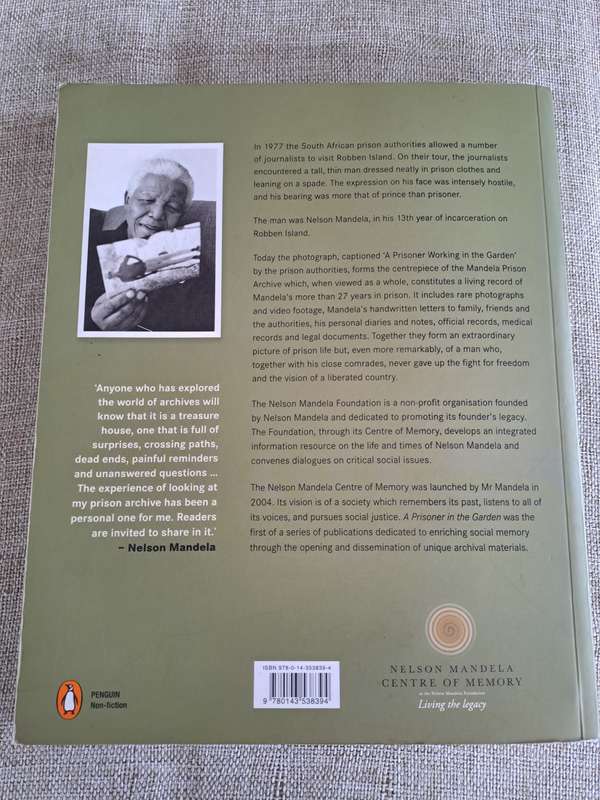 A Prisoner in The Garden: Opening Nelson Mandela`s Prison Archive