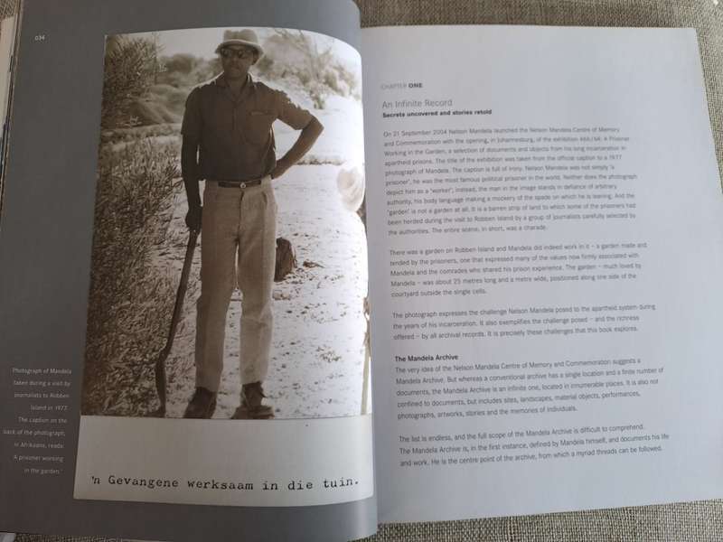 A Prisoner in The Garden: Opening Nelson Mandela`s Prison Archive