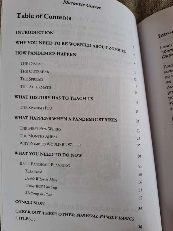 Zombie Apocalypse: The Prepper`s Guide to Pandemic Outbreak, Quarantine, and Zombie Fallout - Guiver