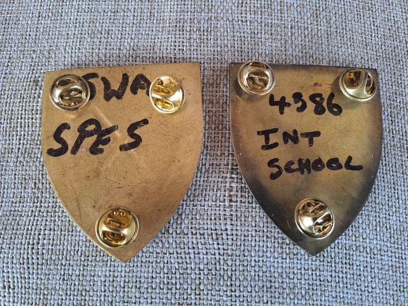 SA Infantry School Shoulder Flash Badges (set)