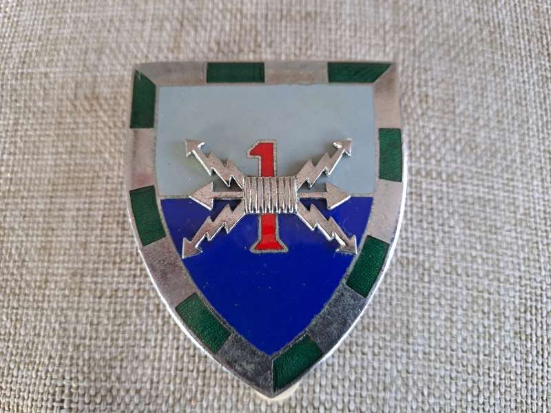 South African Defence Force (SADF) 1 Signal Regiment Shoulder Flash Badge