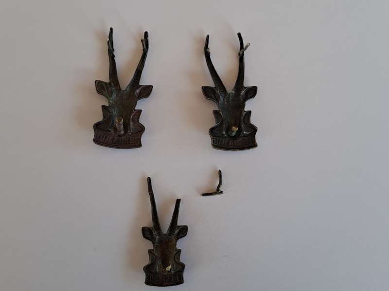 SWATF Head Quarters Collar (x2) and Beret / Cap Badges