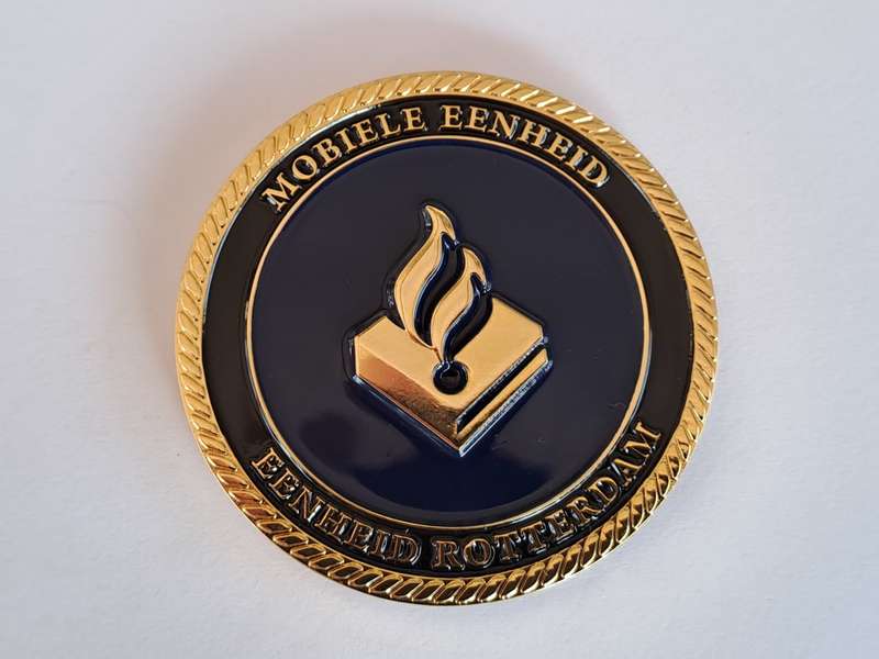 Netherlands Rotterdam Marine Police Challenge Coin