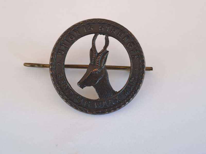 S.A. Infantry Collar Badge - Union Is Strength