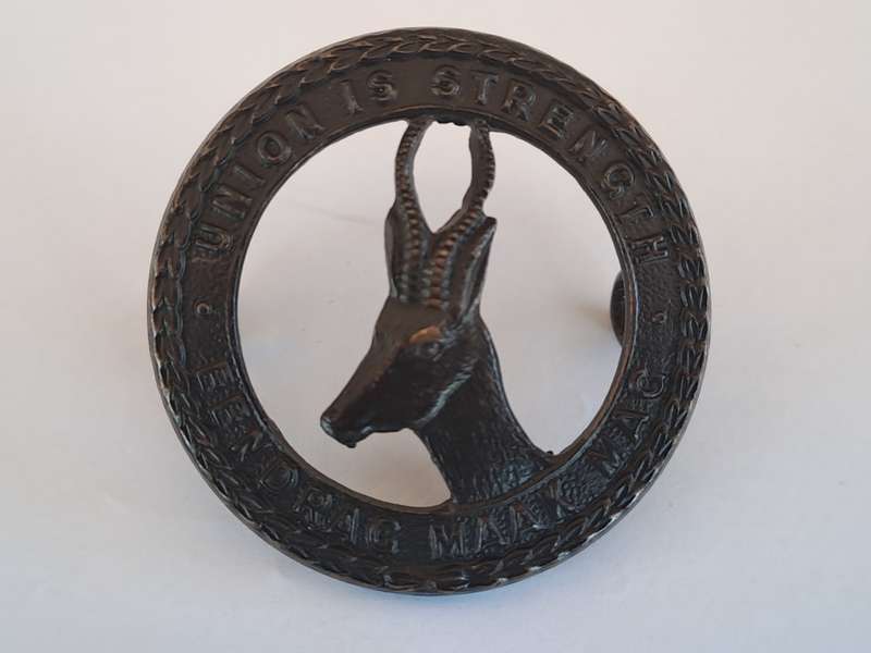 S.A. Infantry Collar Badge - Union Is Strength