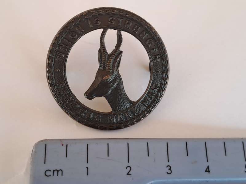 S.A. Infantry Collar Badge - Union Is Strength