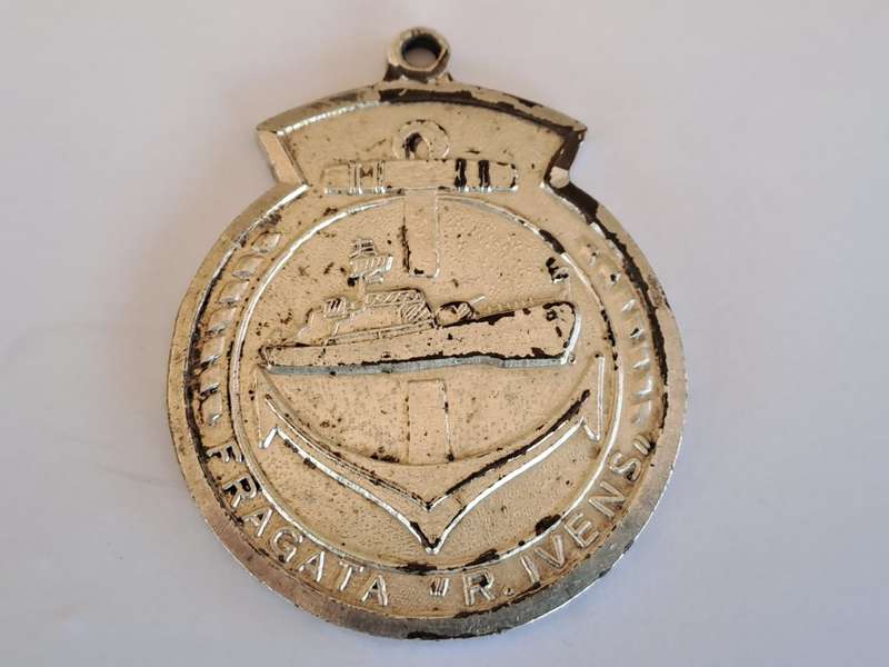 Frigate Medal Portuguese Ship F482  - Fragata `R. Ivens` F482