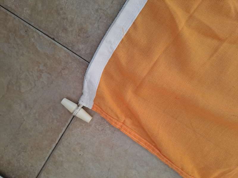 Ivory Coast National Flag 1.8 x 1.2 metres (tears on green section)