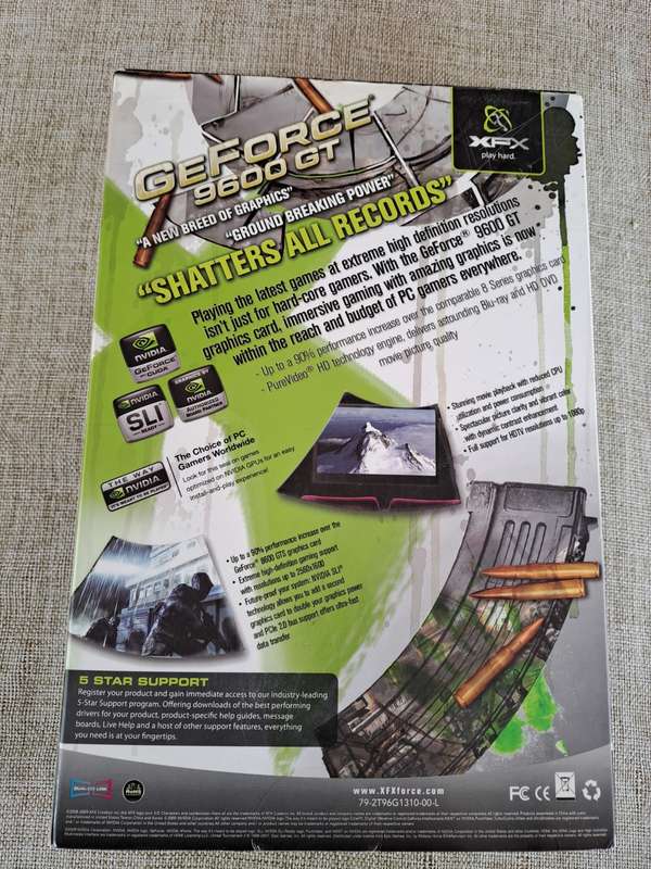INNO3D NVidia GeForce 9600 GT | GDDR3 512MB VRAM Graphics Card