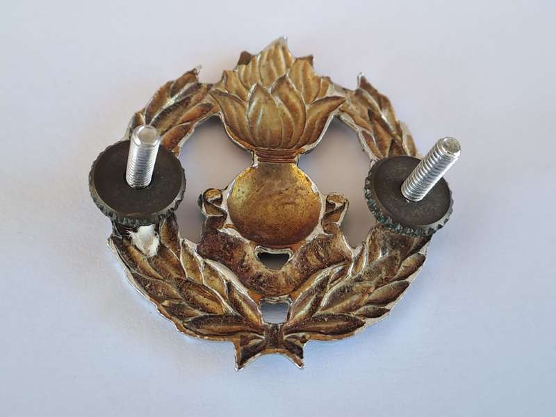 South African Defence Force SADF Engineers Corps Cap Badge