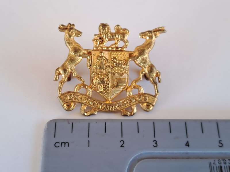 South African Defence Force SADF Warrant Officer Class 2 Gilt Rank Badge