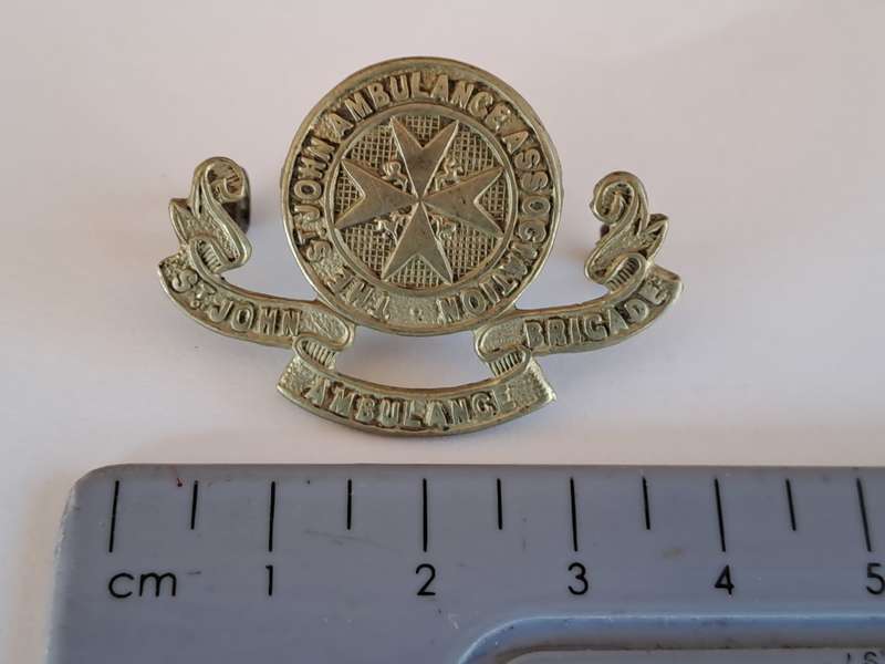 St John Ambulance Brigade Collar Badge