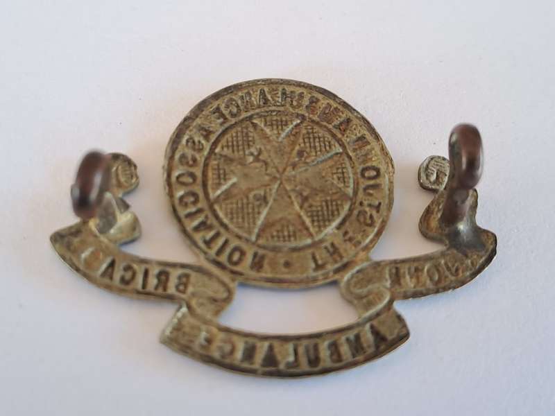 St John Ambulance Brigade Collar Badge