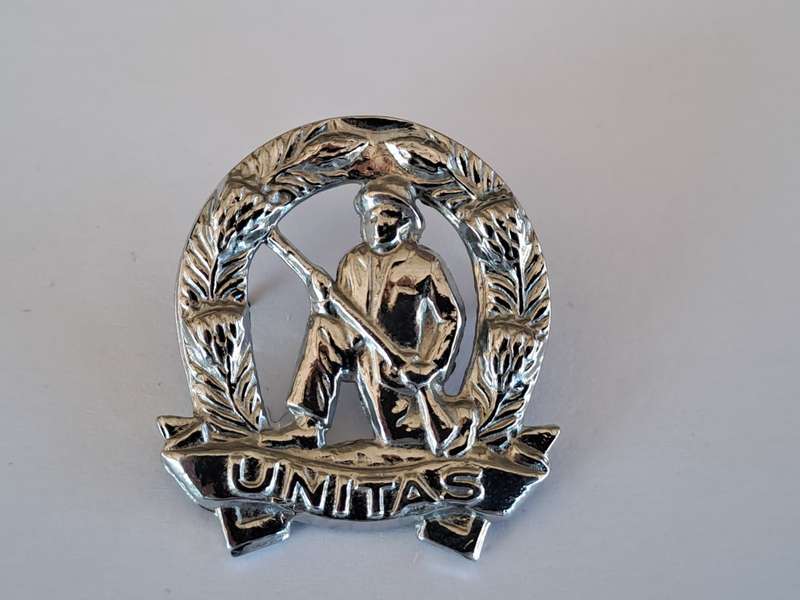 South African Defence Force SADF Citizen Force Infantry (Skiet Kommando) Collar Badge