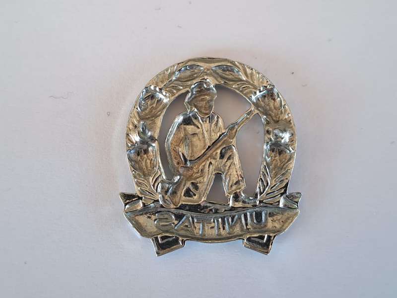 South African Defence Force SADF Citizen Force Infantry (Skiet Kommando) Collar Badge