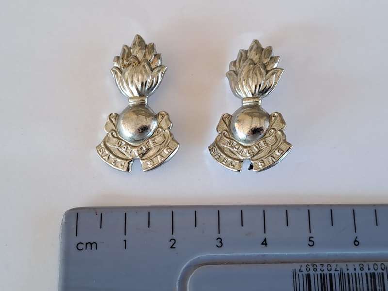 South African Defence Force SADF SA Engineers Collar Badges - Pair