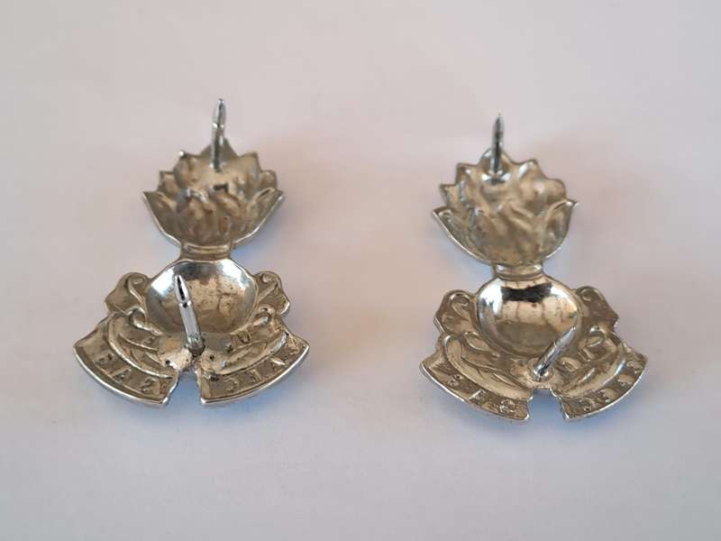 South African Defence Force SADF SA Engineers Collar Badges - Pair