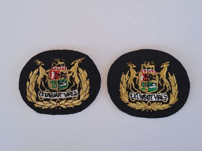 South African SA Navy Warrant Officer Class 1 Rank Badges - Pair