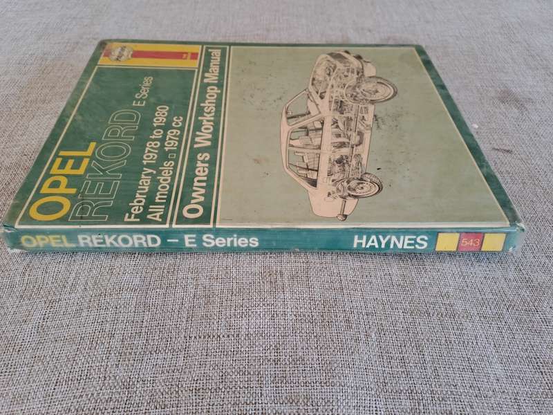 Opel Rekord E series February 1978 to 1980 All Models Owners Workshop Manual - Haynes