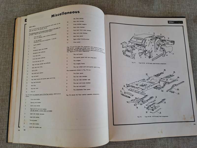 Renault 12 Saloon Estate Workshop Manual from 1969 - Intereurope