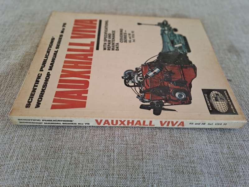 Vauxhall Viva Workshop Manual no 76 - Scientific Publications'