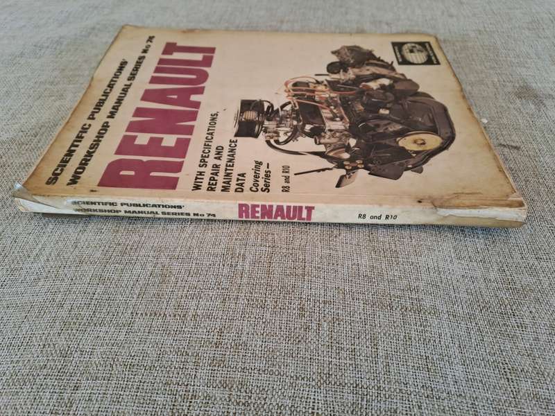 Renault Workshop Manual no 74 - Scientific Publications'