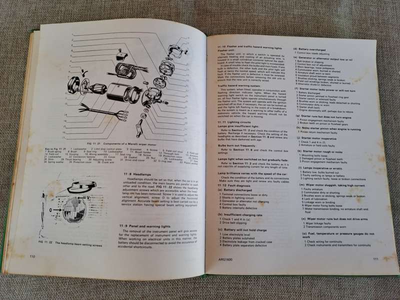 Alfa-Romeo Giulia 1600 Workshop Manual 1962-70 - Autopress Ltd