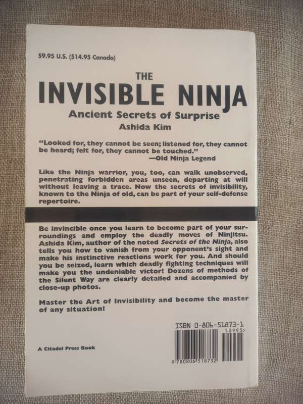 The Invisible Ninja - Ashida Kim - author of secrets of the ninja