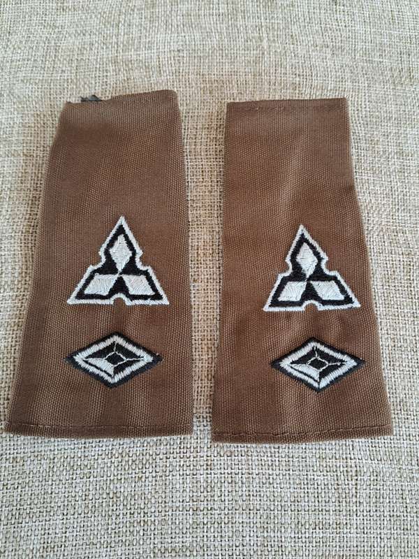 South West Africa Territorial Force (SWATF) Lietenant Colonel Epaulettes
