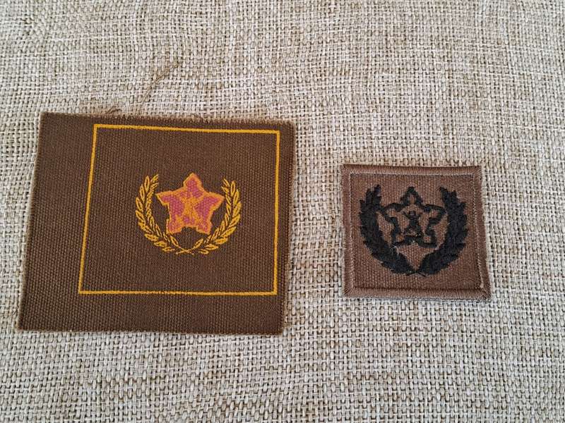 SADF Citizen Force Badges  (x2)
