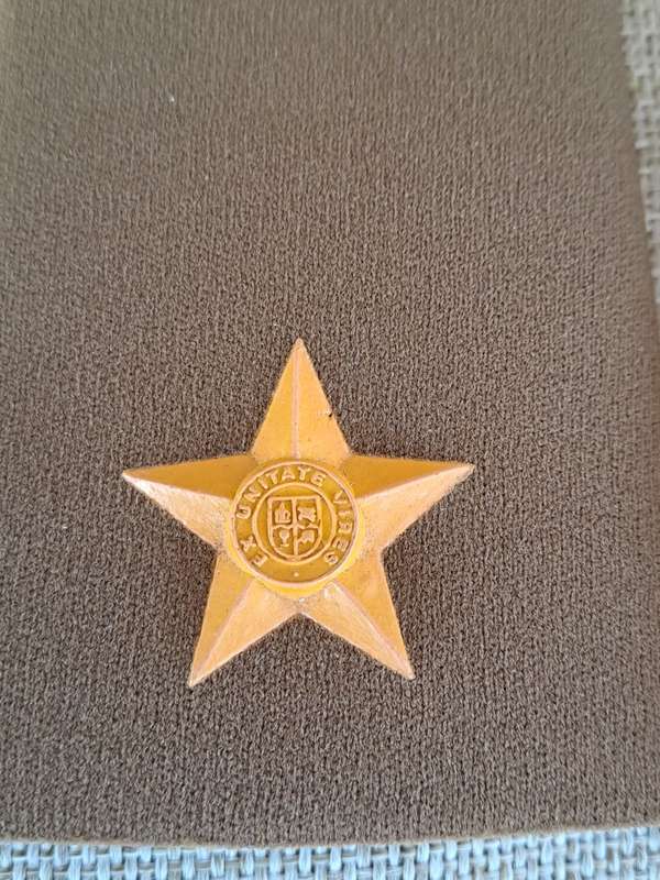 South African Defence Force SADF Rank Epaulettes Raised Stars (x3)