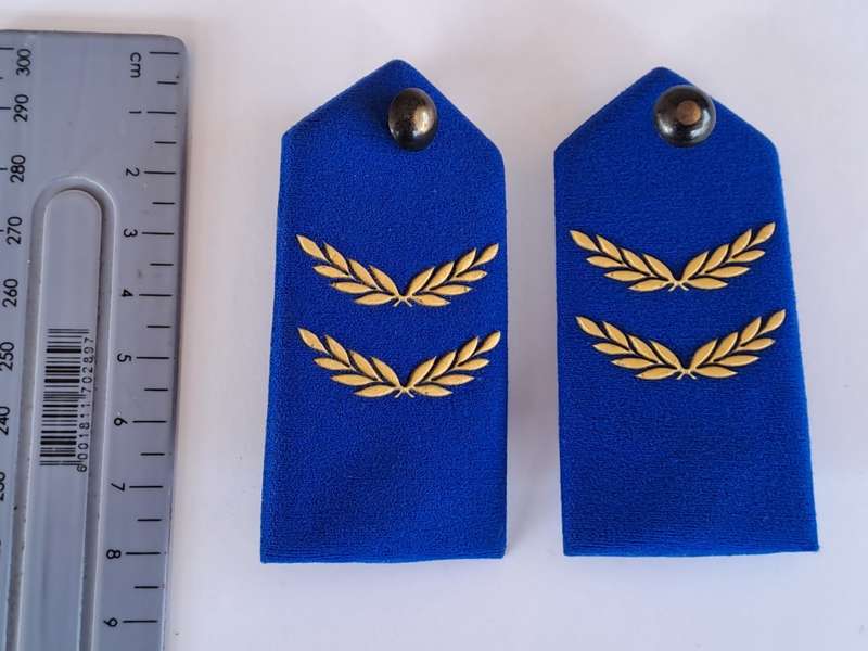 South African Traffic Police Rank Epaulettes and Collar Gorgets