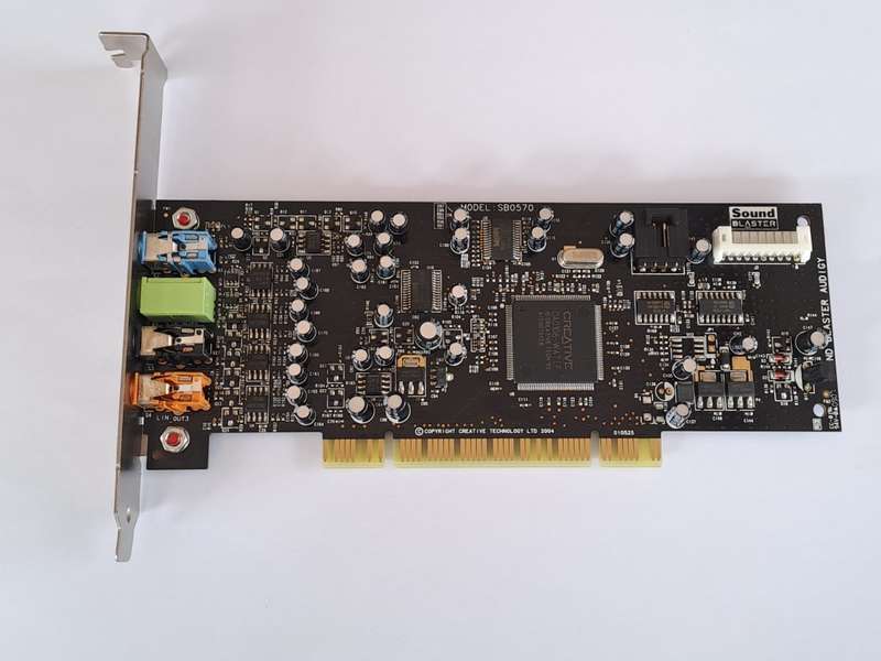 Sound Blaster Audigy Value Sound Card and Bracket