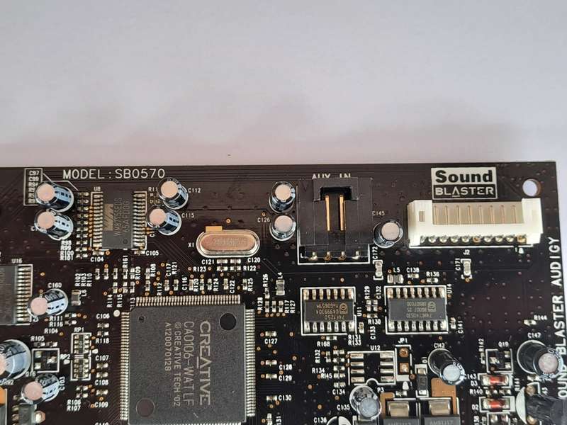 Sound Blaster Audigy Value Sound Card and Bracket