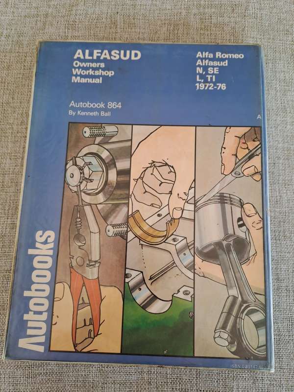 Alfa Romeo Alfasud N, SE, L, TI, 1972-76 Owners Workshop Manual - Autobboks