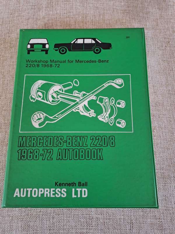 Mercedes-Benz 220/8 Workshop Manual 1968-72 - Autopress