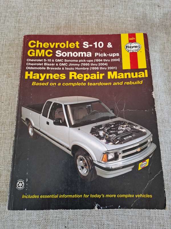 Chevrolet S-10 & GMC Sonoma Pick-ups Repair Manual - Haynes