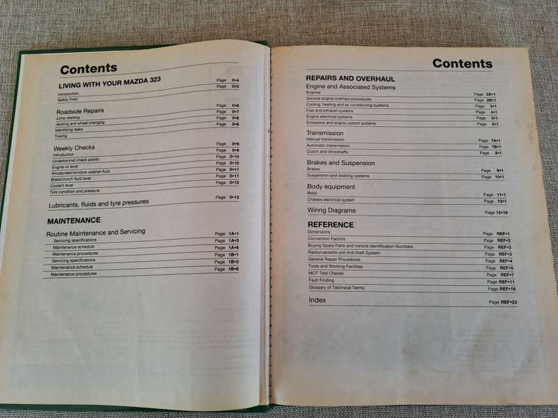 Mazda 323 Oct 1989 to 1998 Service and Repair Manual - Haynes