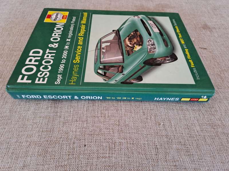 Ford Escort & Orion Sept 1990 to 2000 Petrol Service and Repair Manual - Haynes
