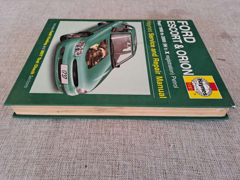 Ford Escort & Orion Sept 1990 to 2000 Petrol Service and Repair Manual - Haynes